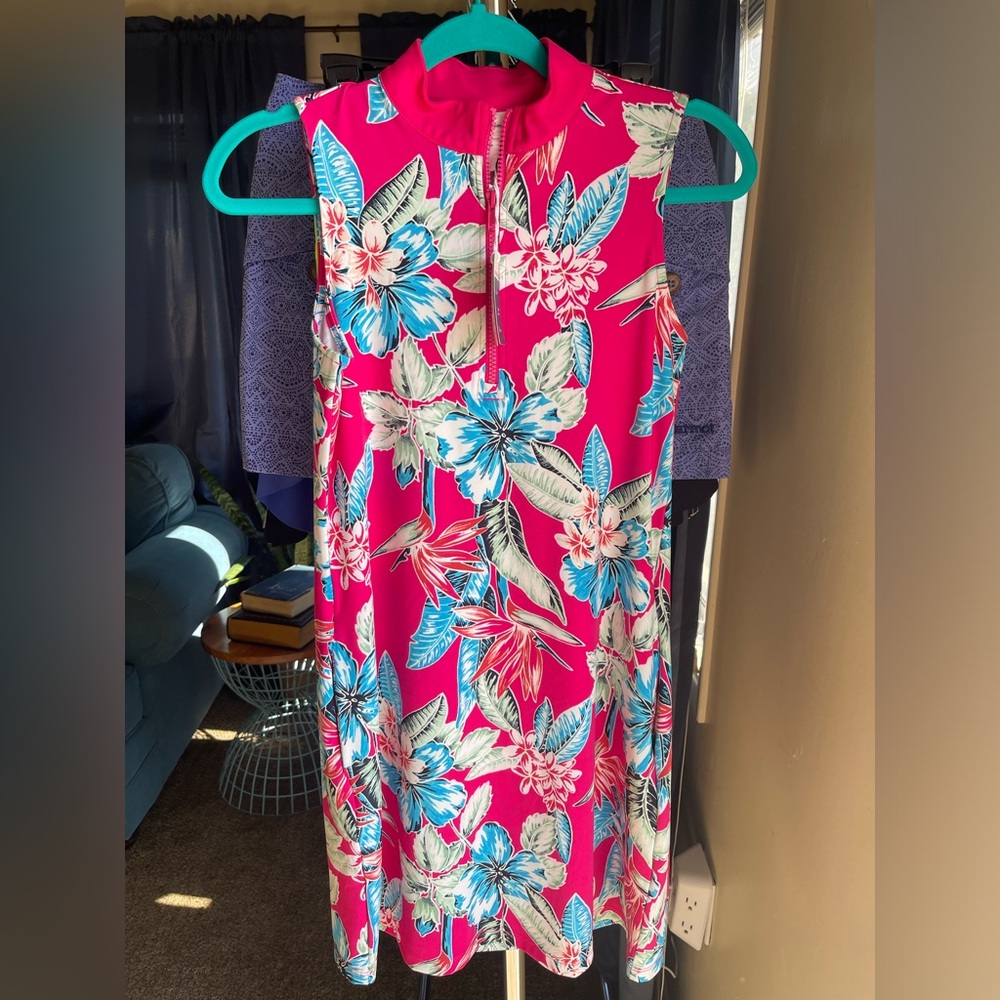 Tommy Bahama Golf Pocket Floral Dress XS